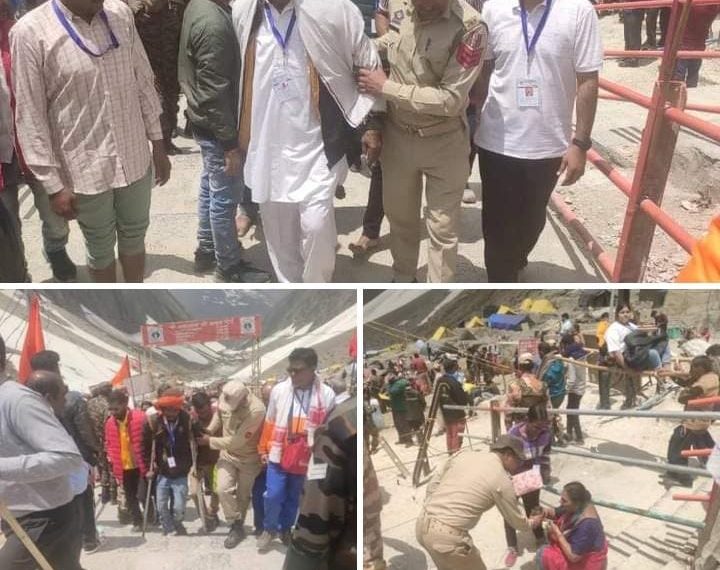 Anantnag Police Provides Timely Assistance to Yatris in Need