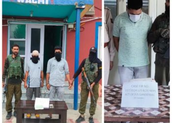 Police arrested 03 drug peddlers in Shopian & Ganderbal; Contraband substance recovered