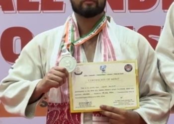 Farhat Gulzar Wins Silver Medal at All India Police Judo Meet, First for J&K Police