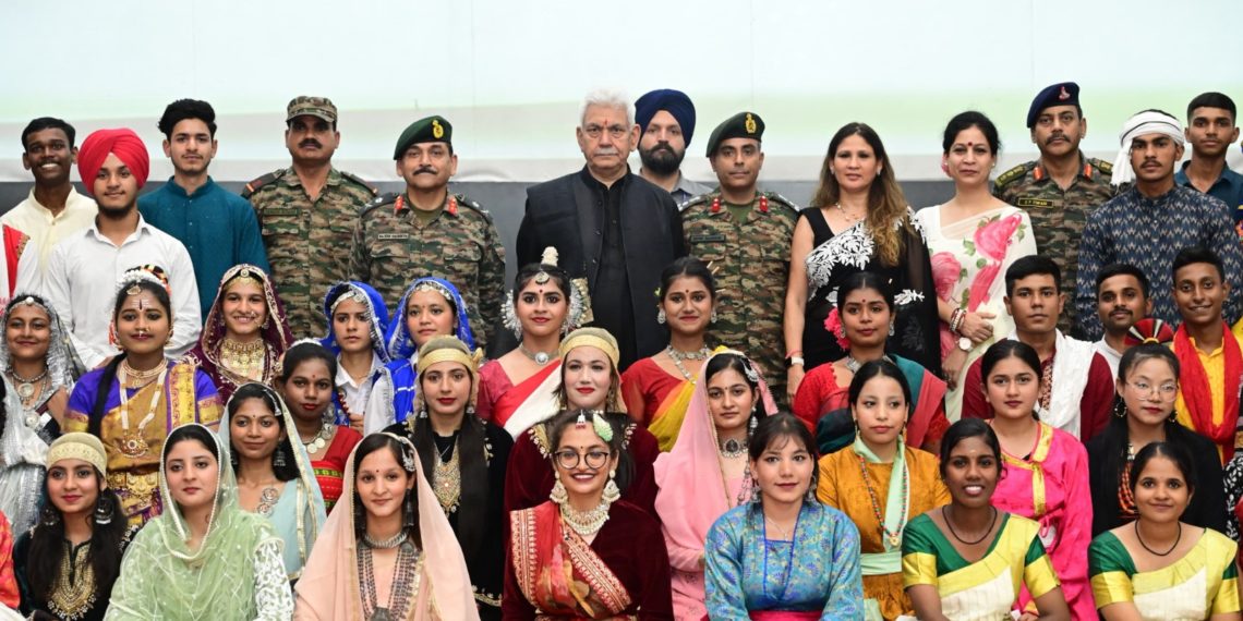 Lt Governor addresses NCC cadets at Special National Integration Camp in Srinagar