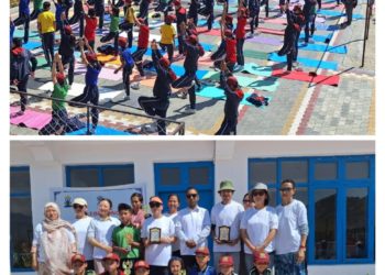 CBC organised Yoga awareness programme at Leh