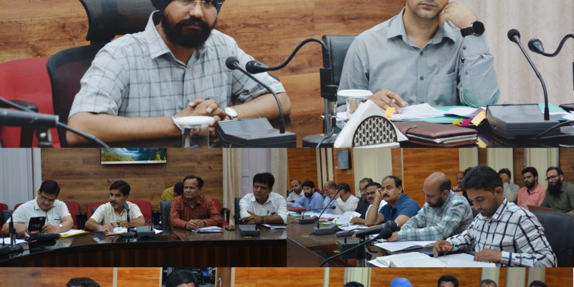 DDC Doda reviews progress achieved under District Capex Budget