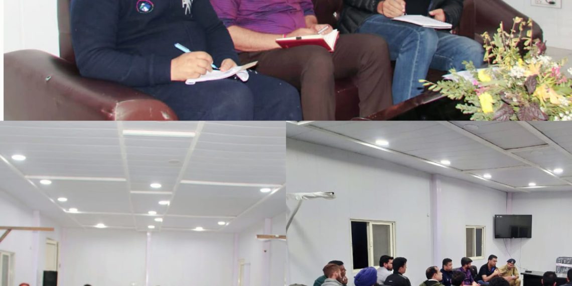 Secretary RDD reviews arrangements for SANJY at Baltal; exhorts officers to ensure quality services to pilgrims