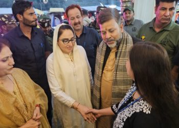 Dr Andrabi welcomes Amarnath Yatris at Baltal & inaugurates a Langer Bhandara