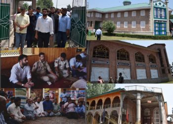 Muharram-ul-Harram  DC Budgam along with SSP visits various Imam Baras, takes stock of arrangements in advance