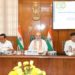 Union Home Minister and Minister of Cooperation Shri Amit Shah chairs a high-level meeting to review the preparedness of flood management in New Delhi today