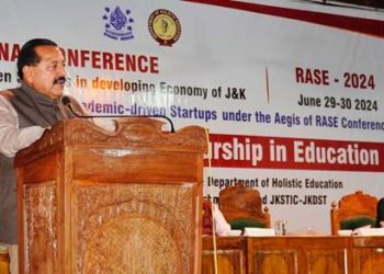 Ministry of Science & Technology “Change of mindset and exploration of regional resources are the key to StartUps in Jammu & Kashmir”, says Dr Jitendra Singh