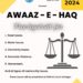 WhiteGlobe has initiated a campaign – Awaaz E Haq.
