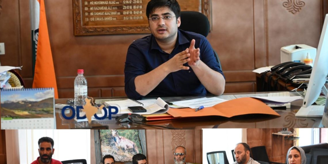 DC Shopian reviews performance of self-employment schemes, labour welfare initiatives