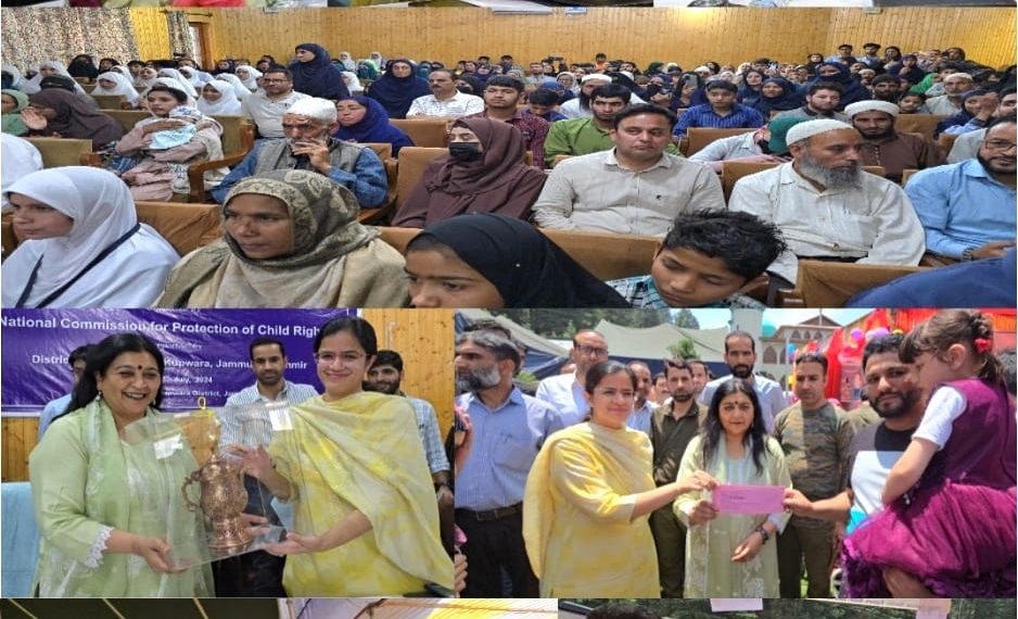 Member NCPCR chairs Grievance Redressal camp on Child Rights at Kupwara