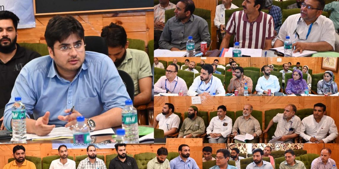 DDC Shopian chairs DLRC/ DCC meeting Reviews performance of financial institutions for Quarter 4th, 2023-24