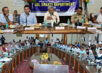 Public Dabar at Srinagar Shaleen Kabra advocates greater coordination among departments to address public issues on priority