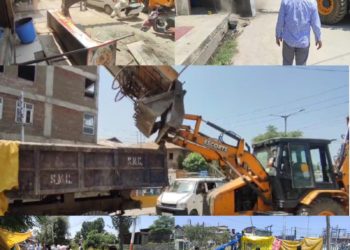 SMC conducts massive anti-encroachment drive in various areas of Srinagar