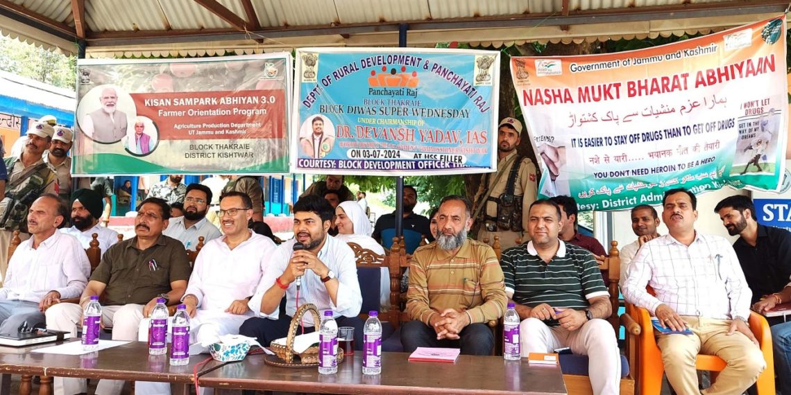 Block Diwas organised at 13 venues across Kishtwar