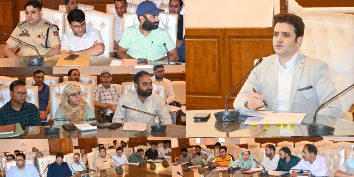 DC Kulgam Chairs Monthly NCORD Meeting Reviews implementation of decisions & directives passed in previous meeting