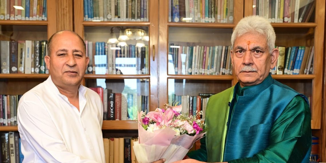 President JDU J&K calls on Lt Governor