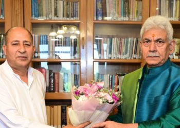 President JDU J&K calls on Lt Governor