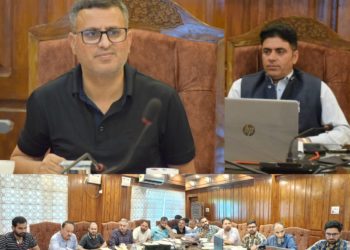 DDC Bandipora reviews progress under JJM schemes