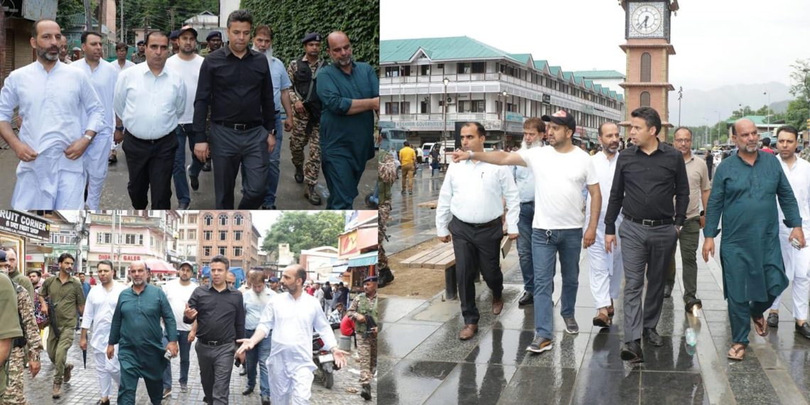 DC Srinagar conducts extensive tour of Lal Chowk areas; reviews pace of developmental works