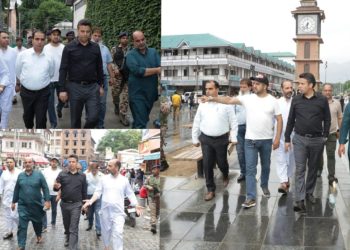 DC Srinagar conducts extensive tour of Lal Chowk areas; reviews pace of developmental works