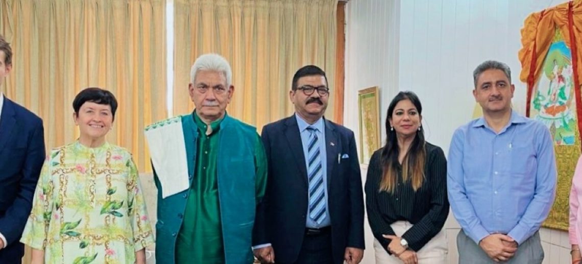 Lt Governor meets Ambassador of Czech Republic to India at Raj Bhawan Srinagar