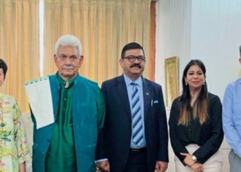 Lt Governor meets Ambassador of Czech Republic to India at Raj Bhawan Srinagar