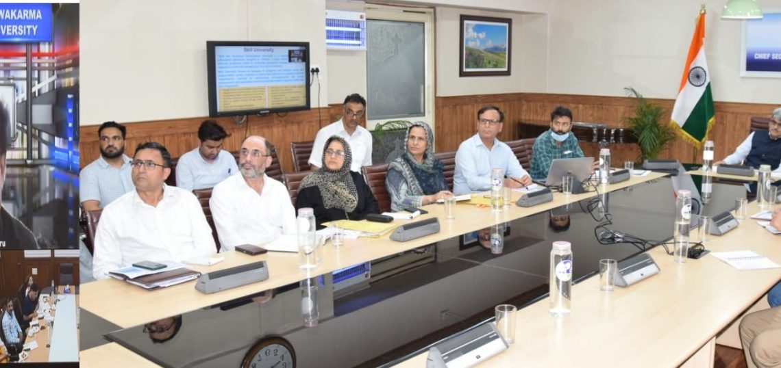 CS lays out steps to create enabling ecosystem for promotion of skill development in J&K