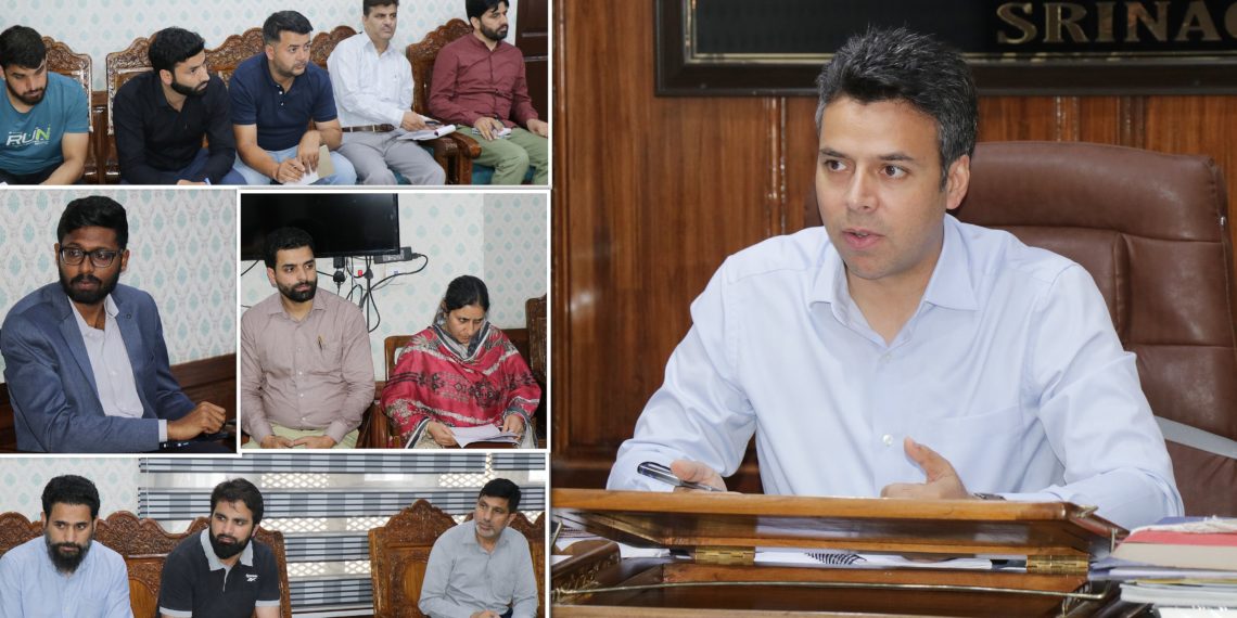 DC Srinagar reviews irrigation and encroachment efforts; emphasizes timely  completion of projects