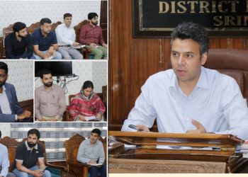 DC Srinagar reviews irrigation and encroachment efforts; emphasizes timely  completion of projects