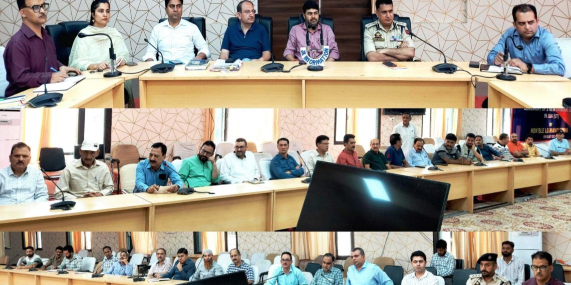Kishtwar admin finalises arrangements for Annual Shri Sarthal Devi Ji Yatra 2024