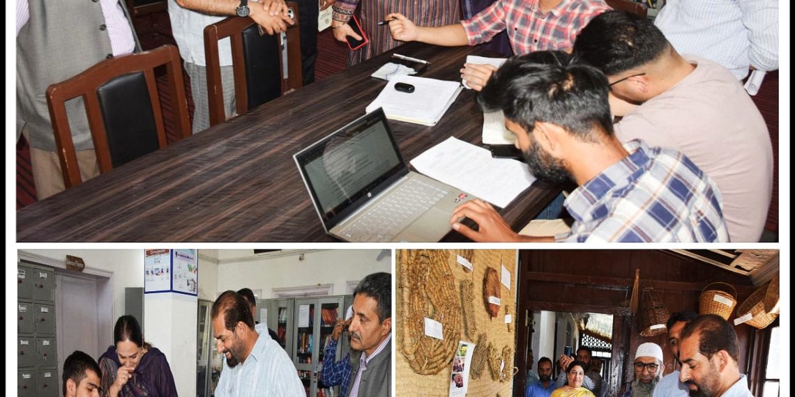 Team of ARI & Trainings Deptt conducts Administrative inspection of Director Colleges J&K, other Higher Educational Institutions