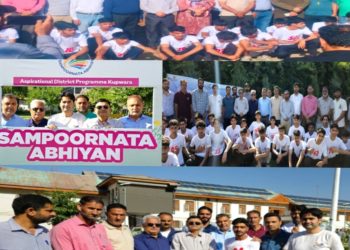 Marathon under Sampoornata Abhiyan held at  Kupwara