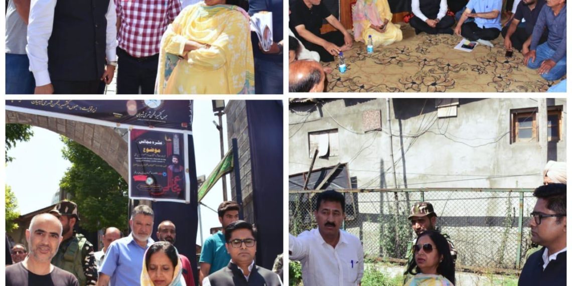 Mandeep Kaur visits Srinagar city; assesses arrangements for Muharam ul Haram
