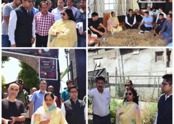 Mandeep Kaur visits Srinagar city; assesses arrangements for Muharam ul Haram