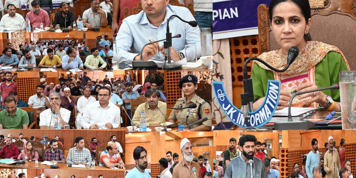 Prerna Puri convenes public darbar; reiterates admin’s commitment towards prompt redressal of local grievances
