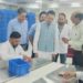 Union MoS visits India International Kashmir Saffron Trade Centre, Pampore