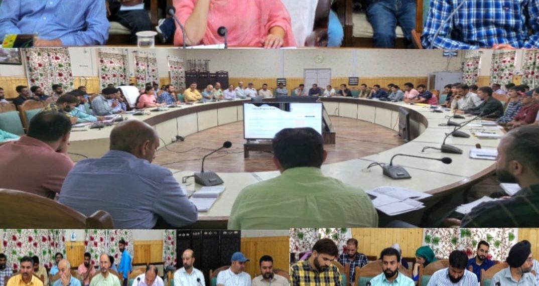 DC Kupwara chairs DLC meeting under HADP Sets panchayat wise targets for departments, report to be submitted every day