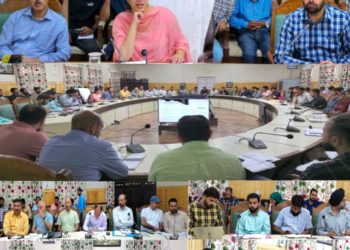 DC Kupwara chairs DLC meeting under HADP Sets panchayat wise targets for departments, report to be submitted every day