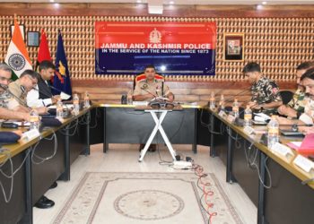 IGP Kashmir V.K Bridi chairs security review meeting regarding Muharram & SANJY-2024
