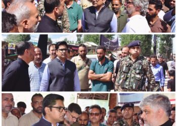 Commissioner SMC reviews Muharram preparedness in Khomeini Chowk Bemina, Srinagar
