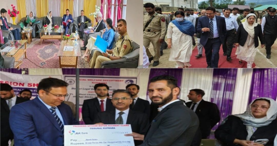 Hon’ble Justice Wasim Sadiq Nargal visits Kupwara, reviews functioning of Court Complex Kupwara