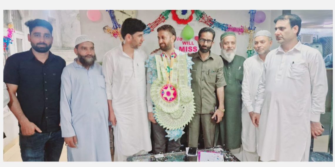 Jammu and kashmir bank branch head chadoora,s role was appreciable