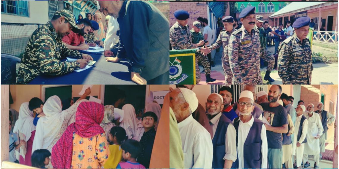 With Ninth Medical Camp, CRPF 179 BN organised Yet another Camp at Govt Boys Primary School Shalpora Sopore