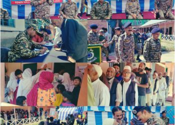 With Ninth Medical Camp, CRPF 179 BN organised Yet another Camp at Govt Boys Primary School Shalpora Sopore