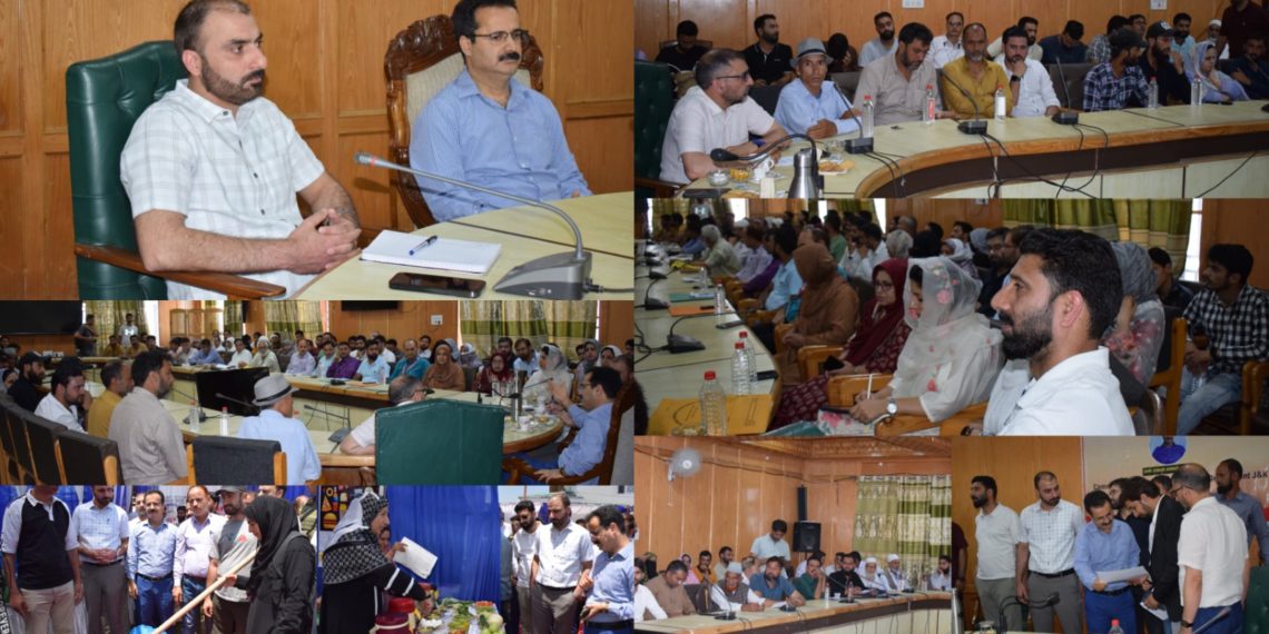 Zubair chairs public darbar at Pulwama Reiterates commitment of the Government to enhance public services