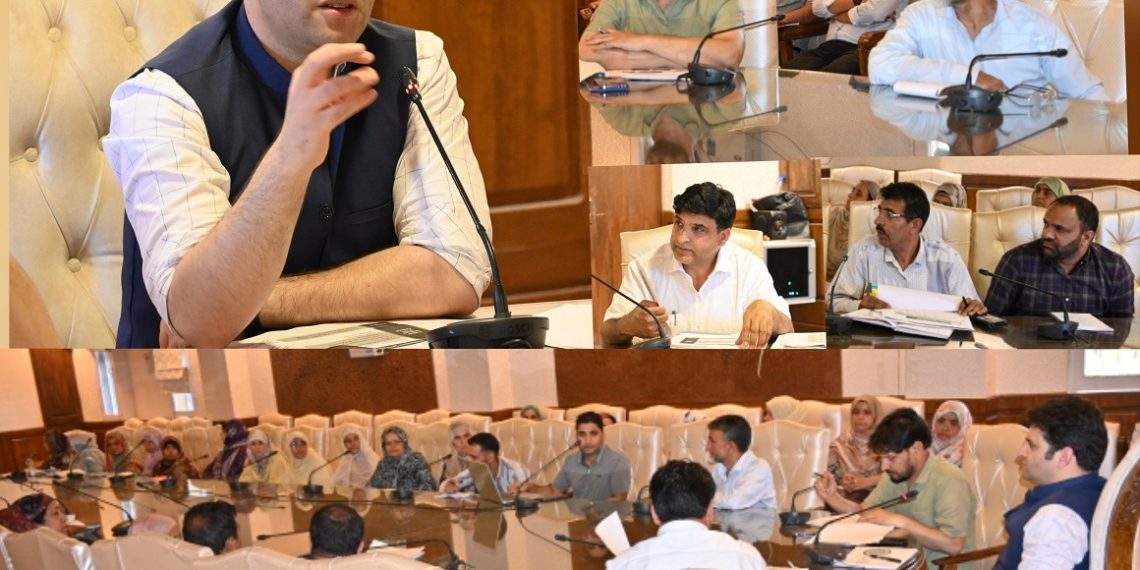 DC Kulgam reviews functioning of ICDS