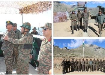 Top army officer reviews security situation along LoC in Ladakh