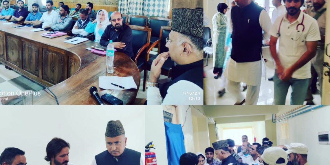 MP Ghulam Ali Khatana visits Gurez, reviews performance of various Departments Emphasizes public awareness of Government Schemes