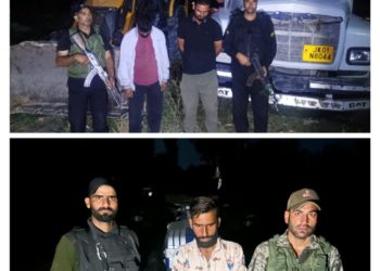 _Illegal extraction & transportation of minerals_ Police seizes 3 vehicles; arrests 3 drivers in Baramulla