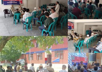 Police facilitates Police Community Partnership Group (PCPG) meetings in Kulgam